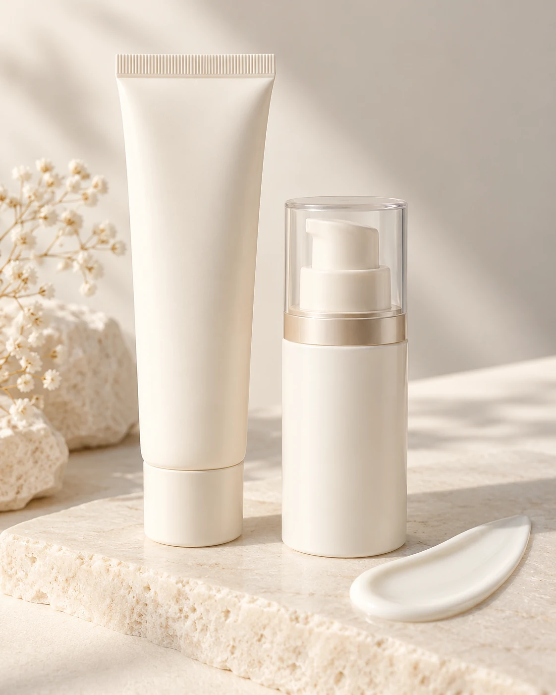 Cosmetic tubes and sun care packaging